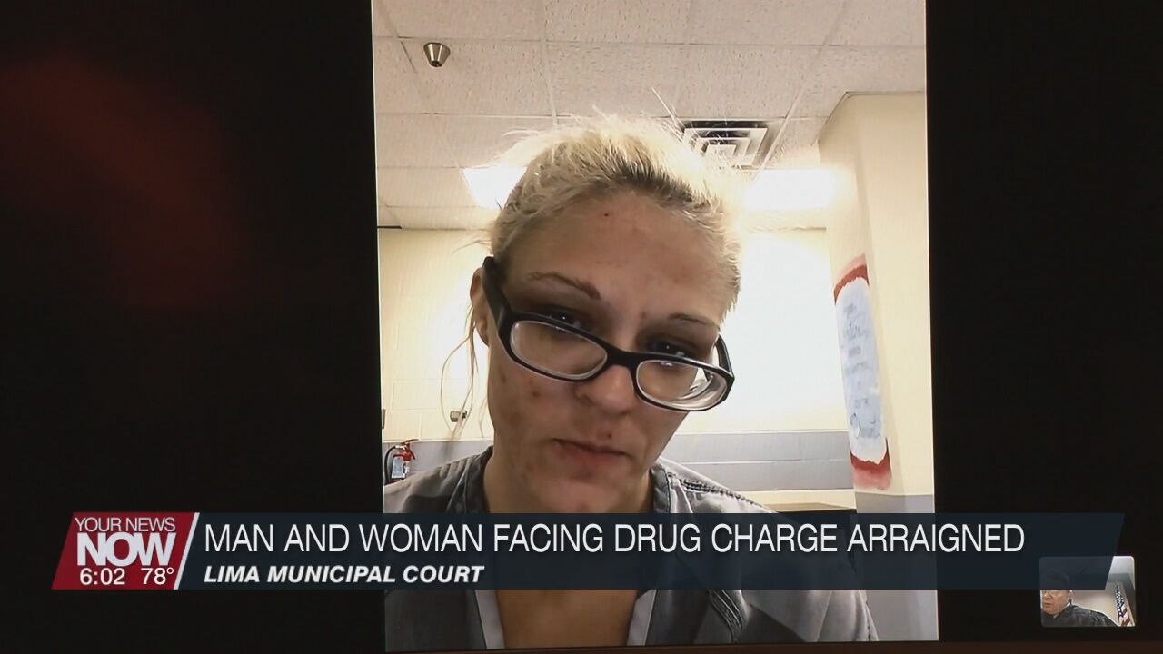 Man and woman facing felony 1 drug charge arraigned in Lima Municipal Court